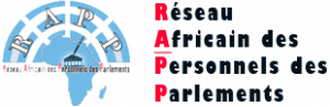 logo for Réseau Africain des Personnels des Parlements