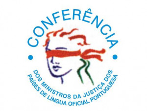 logo for Conferência de Ministros da Justiça dos Países de Língua Oficial Portuguesa