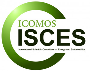 logo for ICOMOS International Scientific Committee on Energy and Sustainability