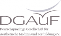 logo for Deutschsprachige Gesellschaft für Aesthetische Medizin und Fortbildung