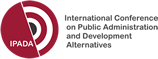 logo for International Conference on Public Administration and Development Alternatives