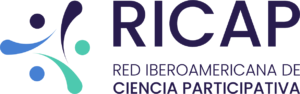 logo for Red Iberoamericanan de Ciencia Participativa