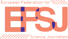 logo for European Federation for Science Journalism