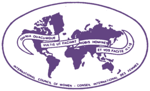 logo for International Council of Women