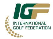 logo for International Golf Federation
