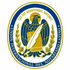 logo for International Union of Notaries