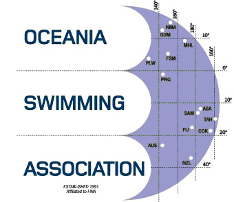 logo for Oceania Swimming Association