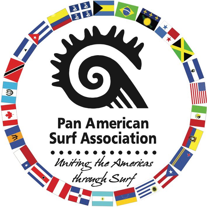 logo for Pan American Surf Association