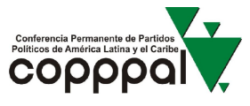 logo for Conferencia Permanente de Partidos Políticos de América Latina y el Caribe