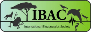 logo for International Bioacoustics Society