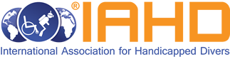 logo for International Association for Handicapped Divers