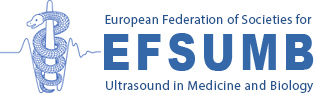 logo for European Federation of Societies for Ultrasound in Medicine and Biology