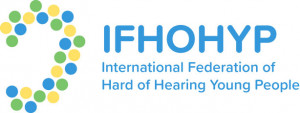 logo for International Federation of Hard-of-Hearing Young People