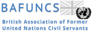 logo for British Association of Former United Nations Civil Servants