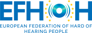 logo for European Federation of Hard of Hearing People