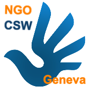 logo for NGO Committee on the Status of Women, Geneva