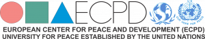 logo for European Centre for Peace and Development