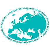 logo for European Centre of the International Council of Women