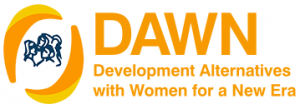 logo for Development Alternatives with Women for a New Era