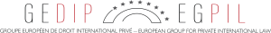 logo for European Group for Private International Law