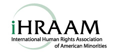 logo for International Human Rights Association of American Minorities