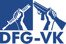 logo for Deutsche Friedensgesellschaft-Vereinigte Kriegsdienstgegnerinnen