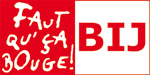 logo for Bureau international jeunesse de la Communauté française de Belgique
