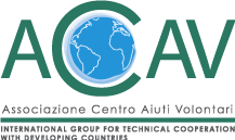 logo for Associazione Centro Aiuti Volontari Cooperazione Sviluppo Terzo Mondo