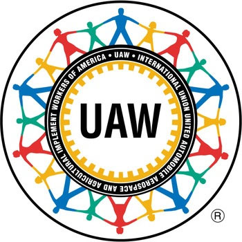 logo for International Union, United Automobile, Aerospace and Agricultural Implement Workers of America