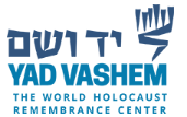 logo for Yad Vashem - The World Holocaust Remembrance Center