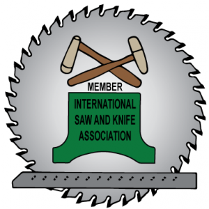 logo for International Saw and Knife Association