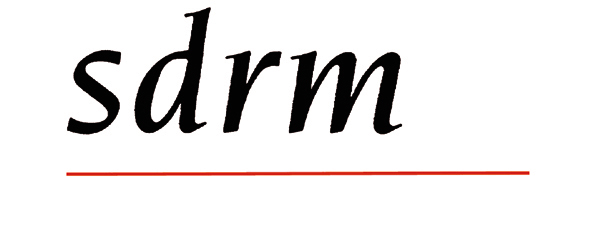 logo for Société pour l'administration du droit de reproduction mécanique des auteurs, compositeurs et éditeurs