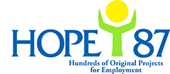 logo for HOPE '87 - Hundreds of Original Projects for Employment