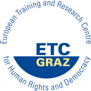 logo for European Training- and Research Centre for Human Rights and Democracy