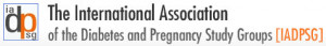 logo for International Association of the Diabetes and Pregnancy Study Groups