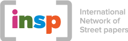 logo for International Network of Street Papers