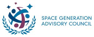logo for Space Generation Advisory Council in Support of the United Nations Programme on Space Applications