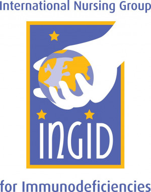 logo for International Nursing Group for Immunodeficiencies
