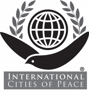logo for International Cities of Peace