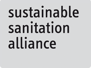 logo for Sustainable Sanitation Alliance