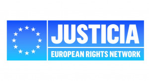 logo for JUSTICIA - European Rights Network