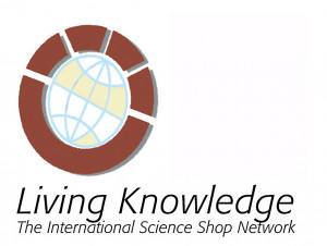 logo for Living Knowledge - The International Science Shop Network
