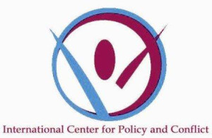 logo for International Center for Policy and Conflict