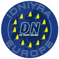 logo for International DN Ice Yacht Racing Association - Europe