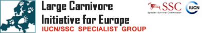 logo for Large Carnivore Initiative for Europe