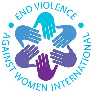 logo for End Violence Against Women International