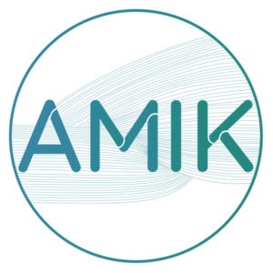 logo for Association Mézièriste Internationale de Kinésithérapie