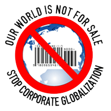 logo for Our World is Not for Sale