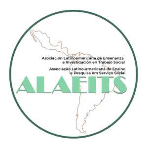 logo for Asociación Latinoamericana de Enseñanza e Investigación en Trabajo Social