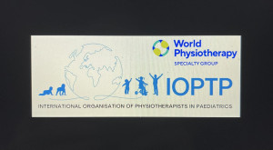 logo for International Organisation of Physiotherapists in Paediatrics